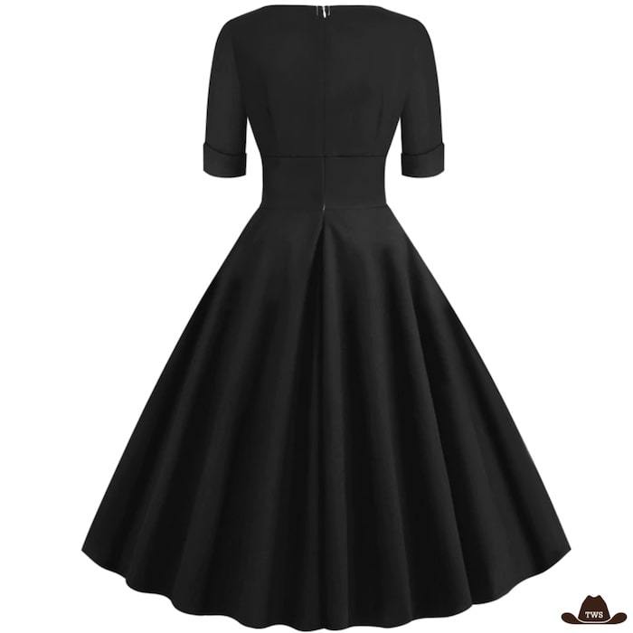 Robe de Bal Style Western Noire