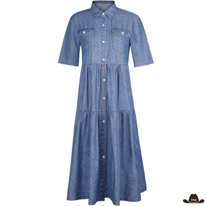 Robe de Cowgirl en Denim