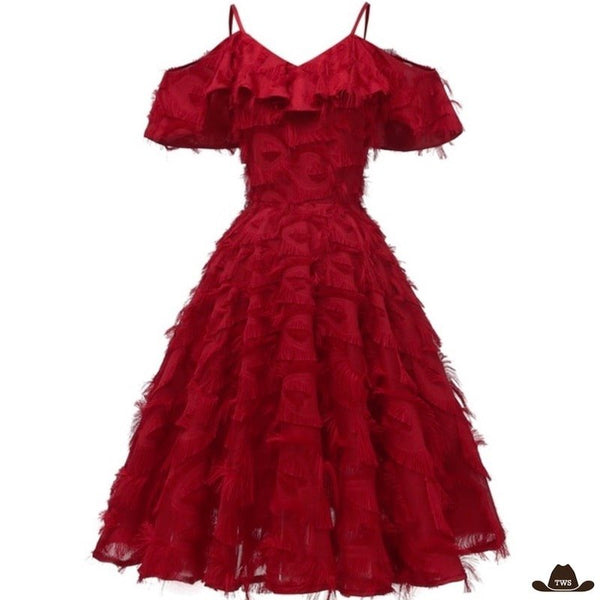 Robe Longue Western Froufrou