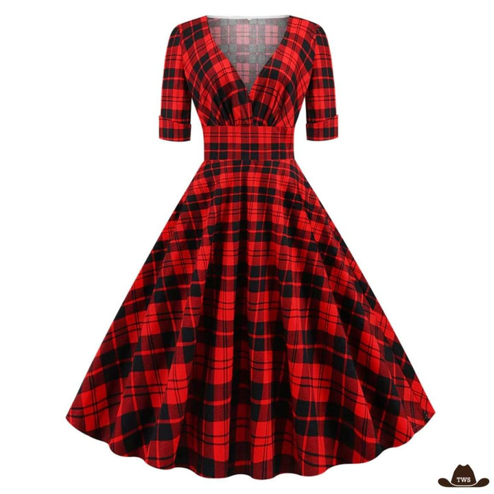 Robe Origine Western Rouge