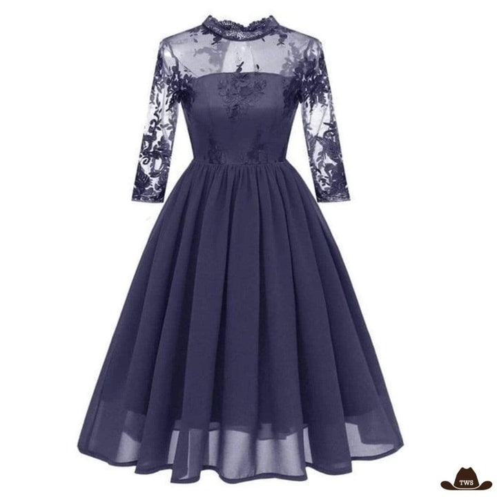 Robe Western Bleue