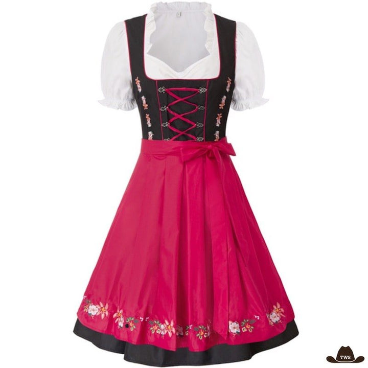 Robe Western Rouge