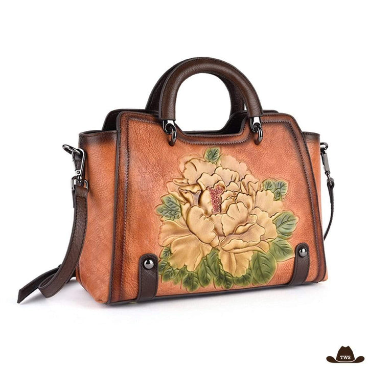 Sac à Main au Motif Floral