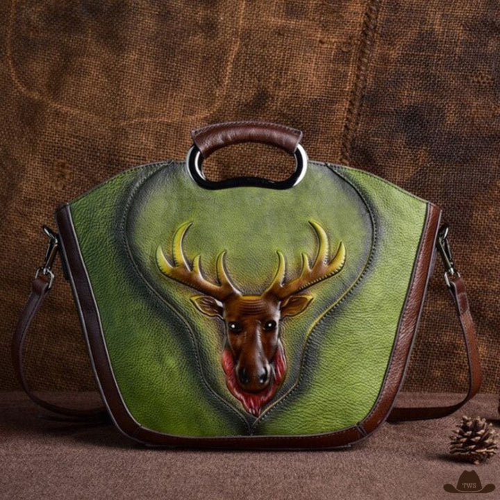 Sac Avec Cerf Vert