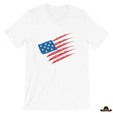 T-Shirt Américain Country Blanc