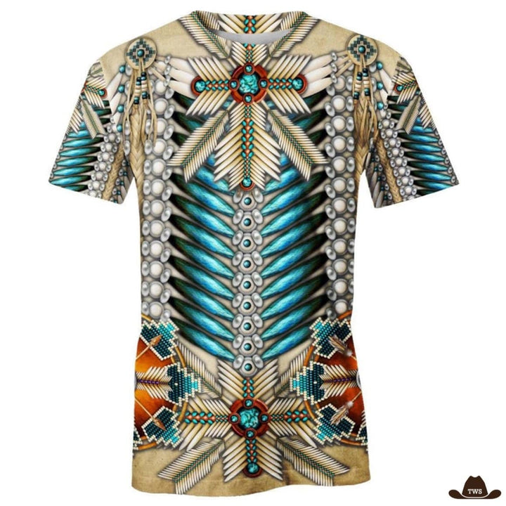 Tee-Shirt Style Amérindien