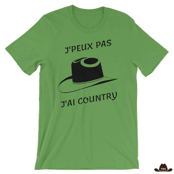 T-Shirt J'Peux Pas J'ai Country Vert