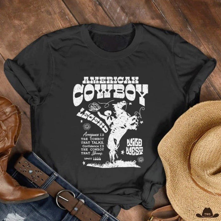 T-Shirt Cowboy Americain Cowboy