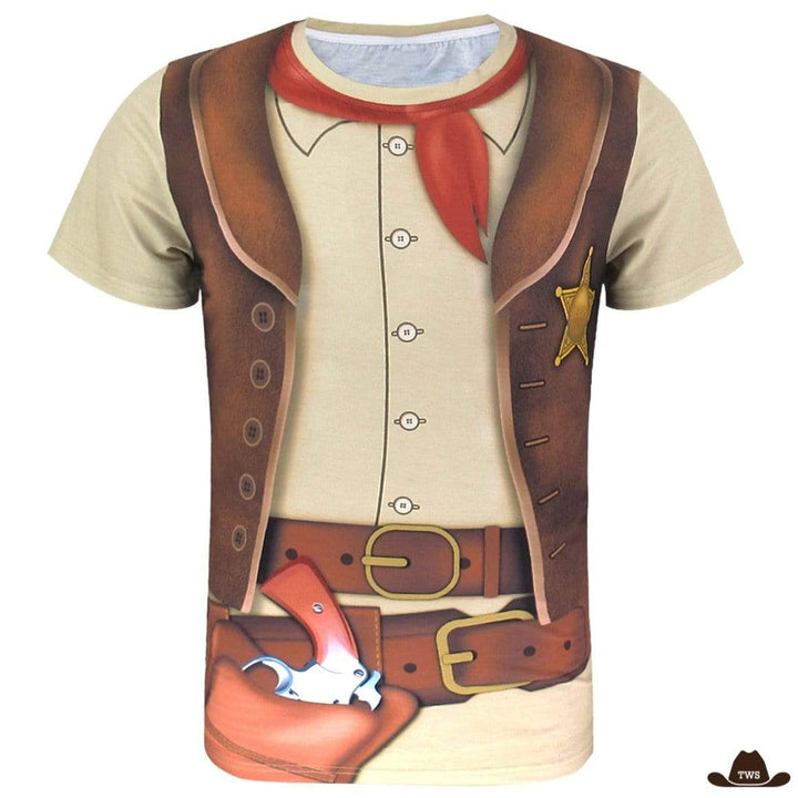 T-Shirt Déguisement Cowboy