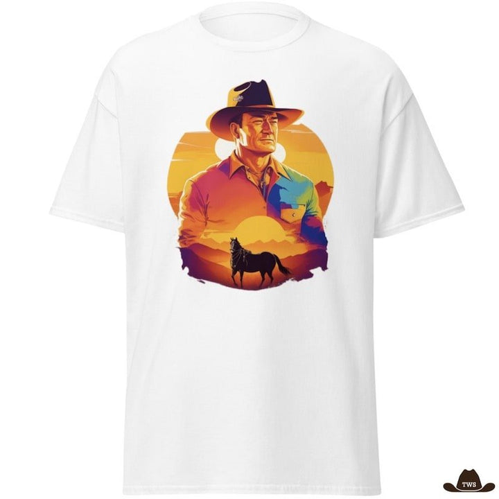 T-Shirt Esprit Cowboy Blanc