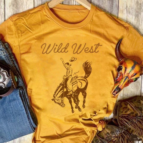 T-Shirt Style Western Wild West