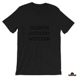 T-Shirt Unisexe Western Personnalisable Noir