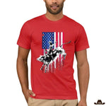 T-Shirt Western Style Rouge