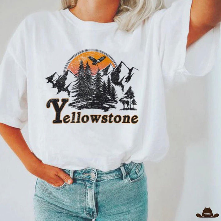 Tee-Shirt Western Style Femme