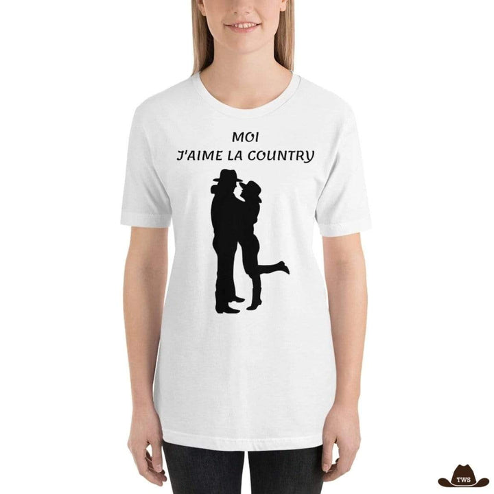 Tee-Shirt Moi J'Aime La Country