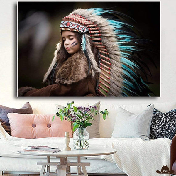 Tableau Fille Apache