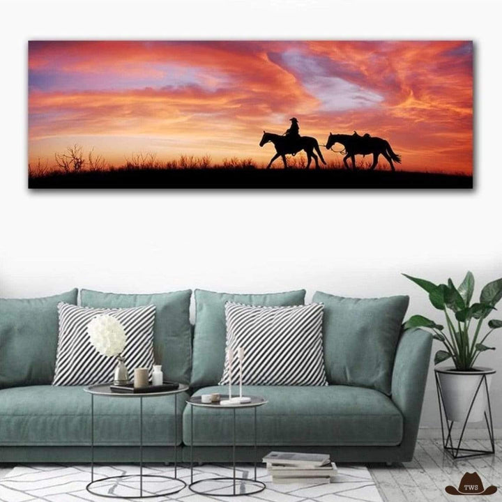 Tableau Paysage Western