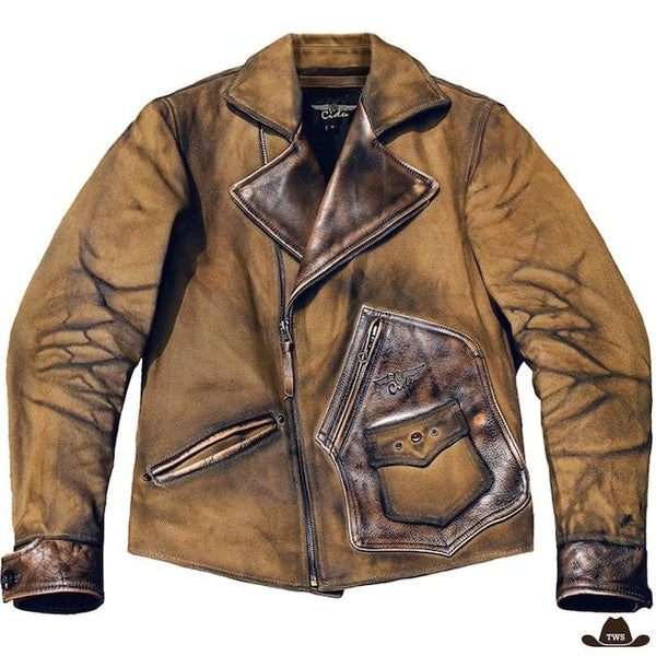 veste coton huilé western