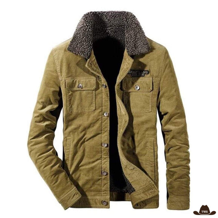 Veste Cowboy Country Western Homme Beige