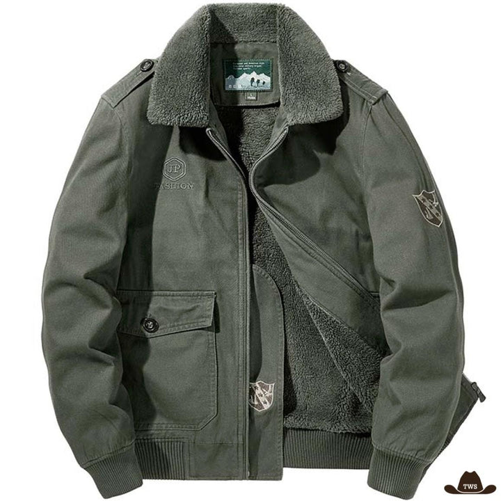 veste cowboy sport verte