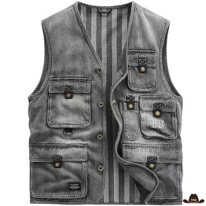 Veste de Cow-boy Sans Manches Classic