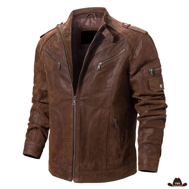 Veste de Cowboy Homme Marron