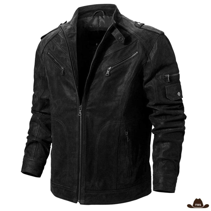 Veste de Cowboy Homme Noire