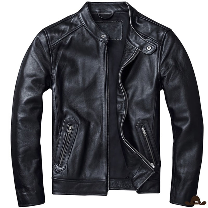 Veste en Cuir Cowboy Homme