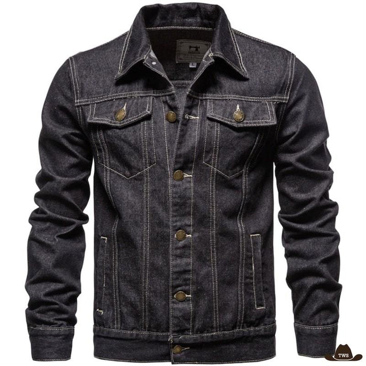 Veste en Jean Homme Western Dream Noire