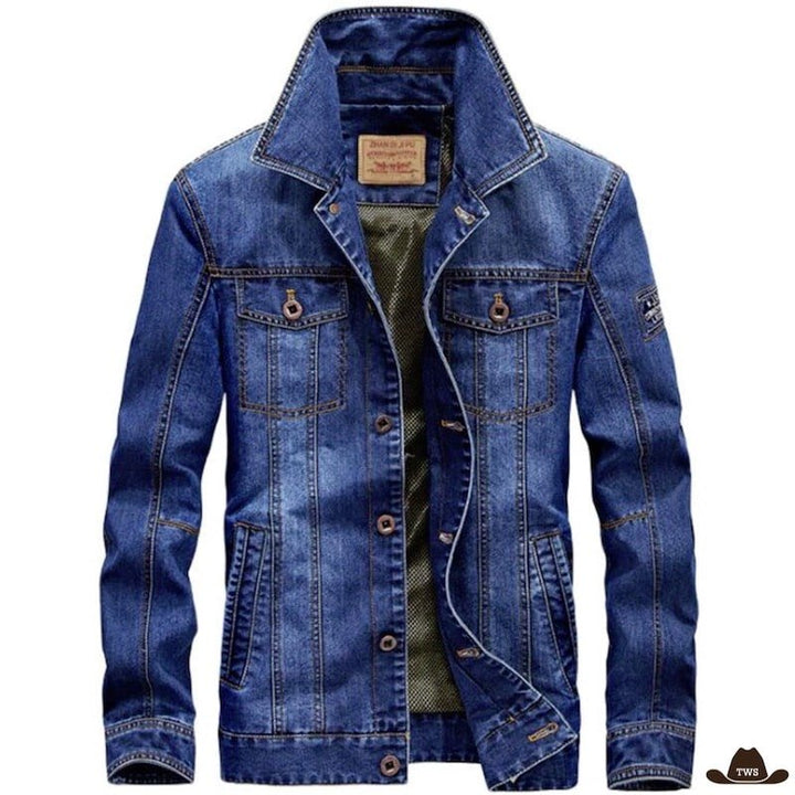 Veste Jean Western Homme