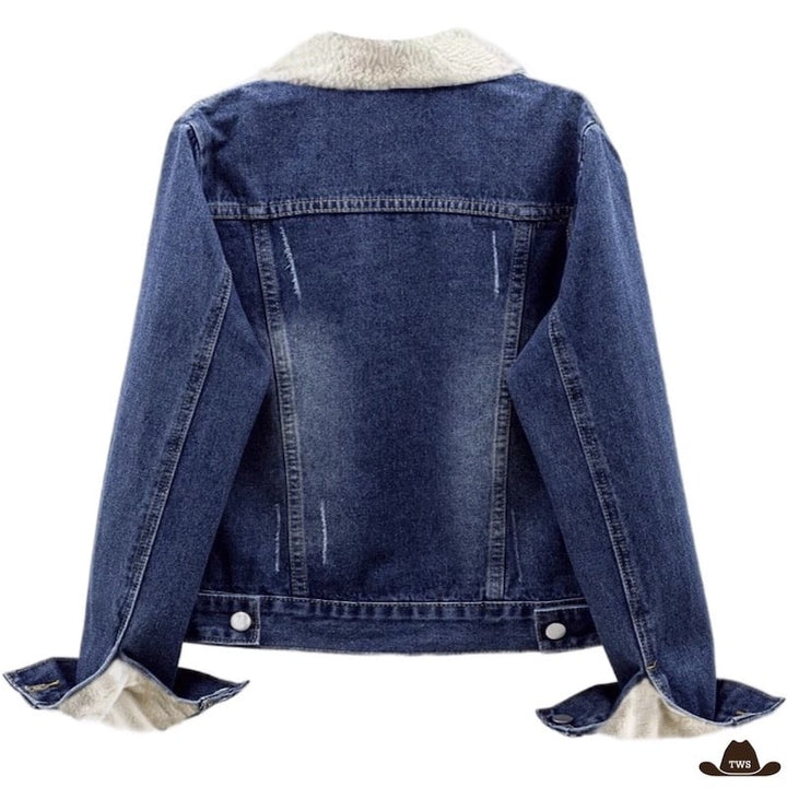 Veste Fourrée Western Femme Jeans