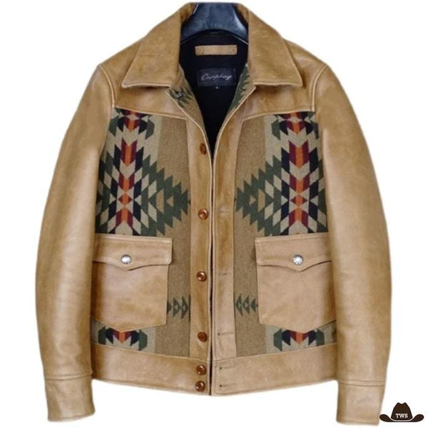 veste indienne cowboy homme