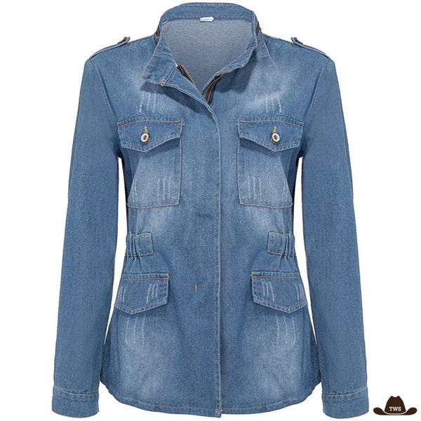 Veste Jean Western Femme