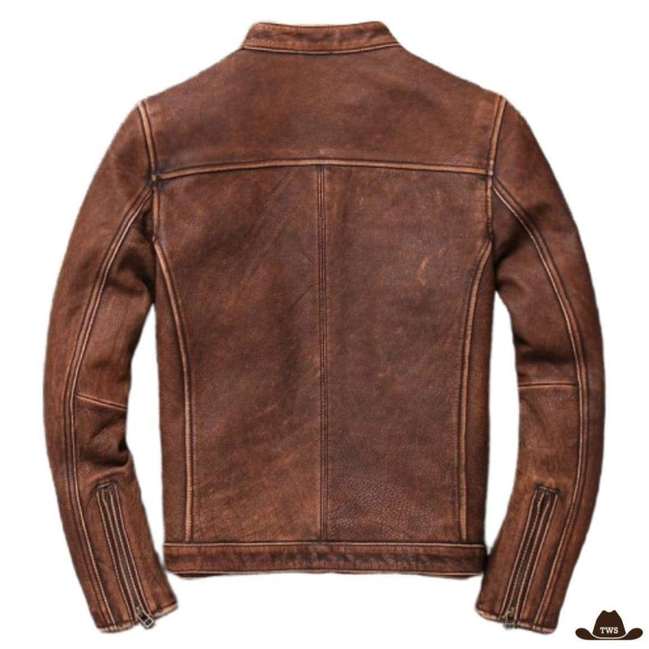 Veste Cuir Western