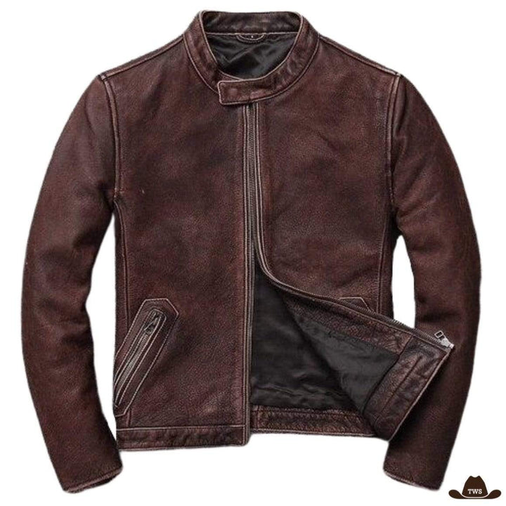 Veste Western Cuir Homme