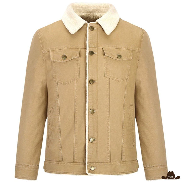 Veste Jean Western Beige