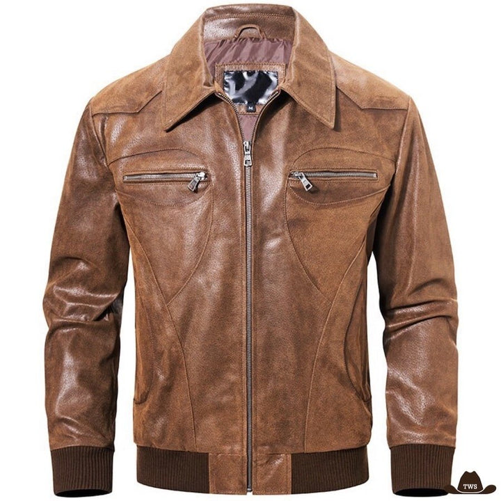 Veste Western Marron